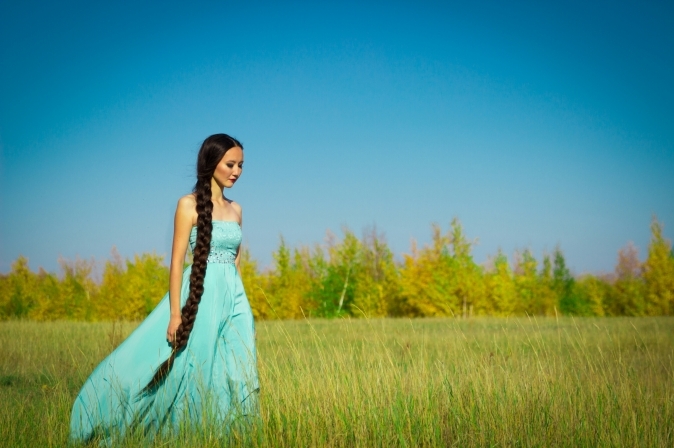 Якутянка участвует в конкурсе "Русская коса"