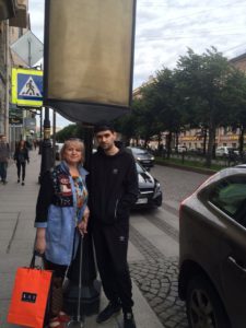 Мария Кузьминична с сыном