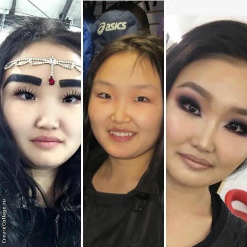 Фотовзгляд: "Девушка с бровями" продает сумки на Столичном рынке