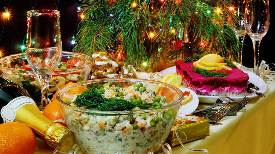 Рецепты вкусных салатов на Новый год
