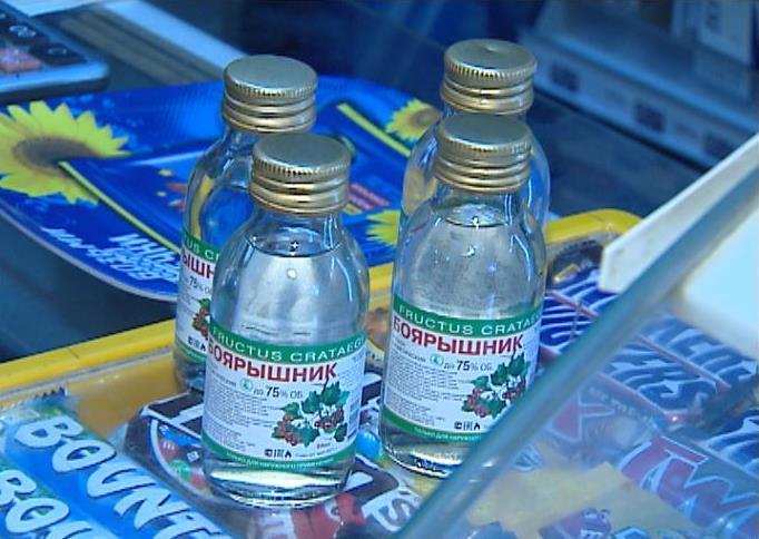 Столичной полицией изъяты более 20 литров "Боярышника" и "Вита Септа"