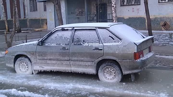 В Якутске похищена замороженная машина