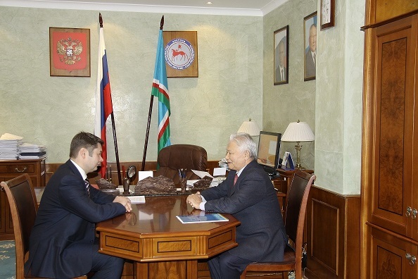 Евгений Чекин встретился с Михаилом Николаевым