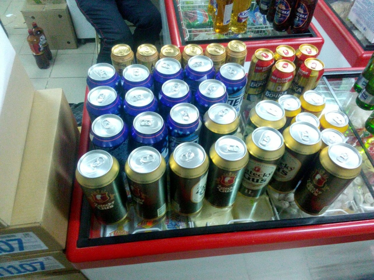 В Якутске изъято более 100 литров пива