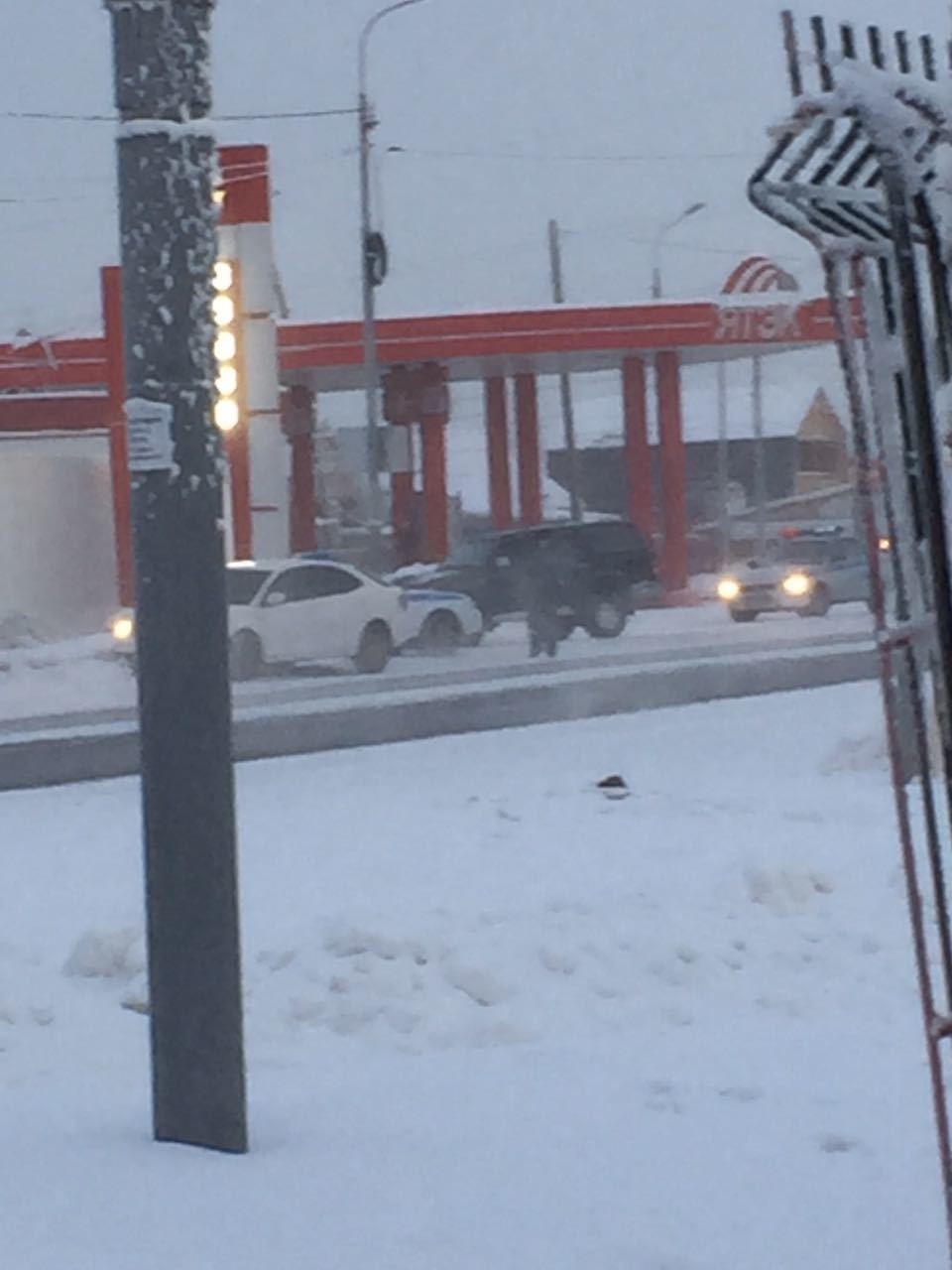 Допрос пьяного водителя, сбившего сегодня женщину в Якутске (+видео)