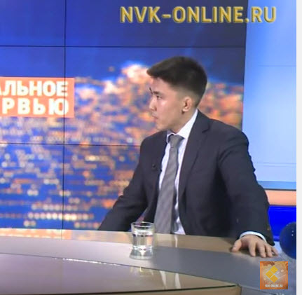 Министр инвестиционного развития и предпринимательства Якутии дал интервью НВК "Саха"