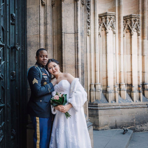 Якутянка из Кептени вышла замуж за офицера армии США в Праге