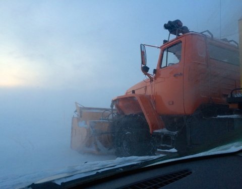 В Нижнеколымском улусе наблюдается сильная снежная пурга