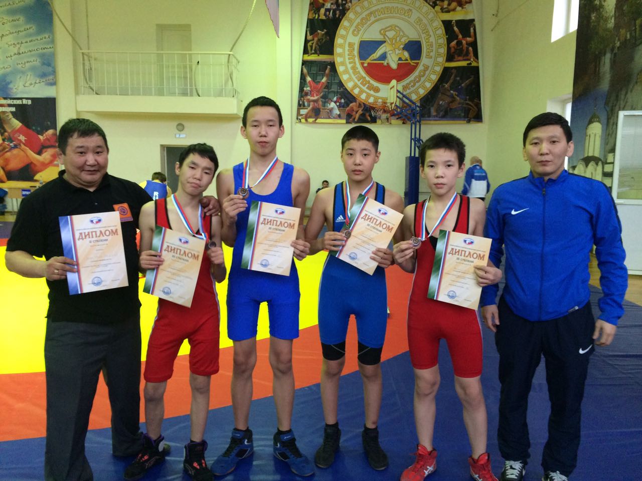 Якутяне завоевали шесть бронзовых медалей на первенстве России по греко-римской и вольной борьбе