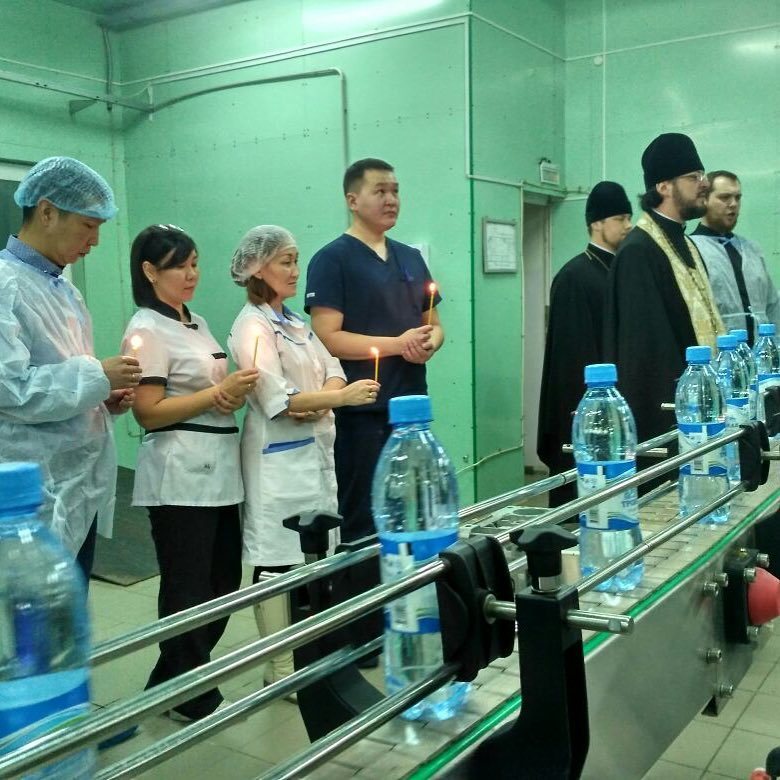 В Якутске наладили производство освященной воды