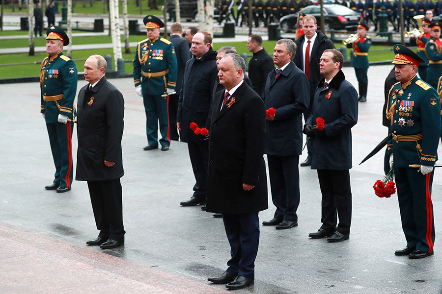 Единственным иностранным президентом на параде Победы стал глава Молдавии