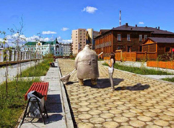 В Якутске появятся Бульвар учителя и скульптура "Дворник"