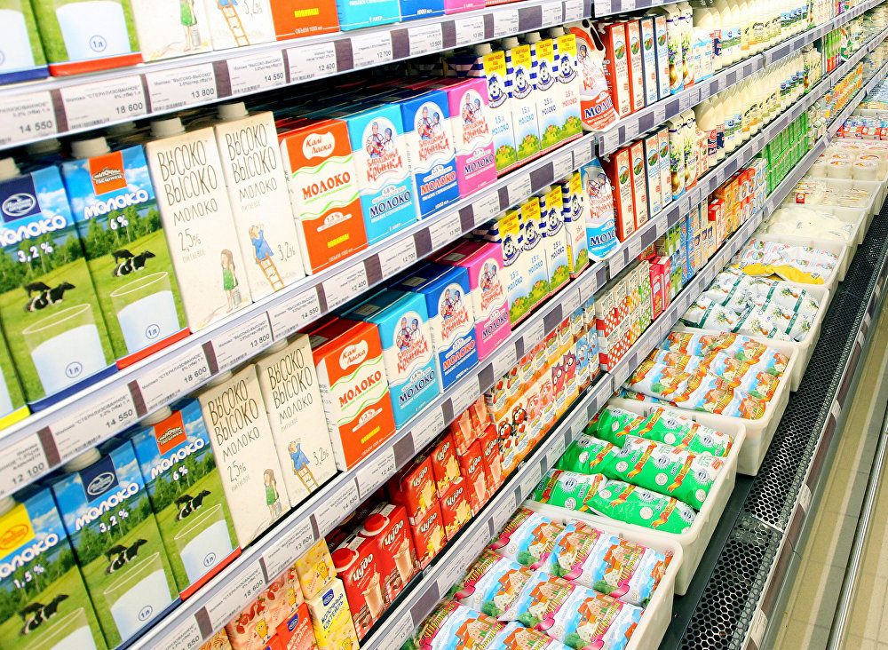 РФ ограничила поставки белорусской молочной продукции