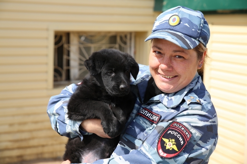 Сегодня кинологическую службу МВД Якутии посетили юные горожане