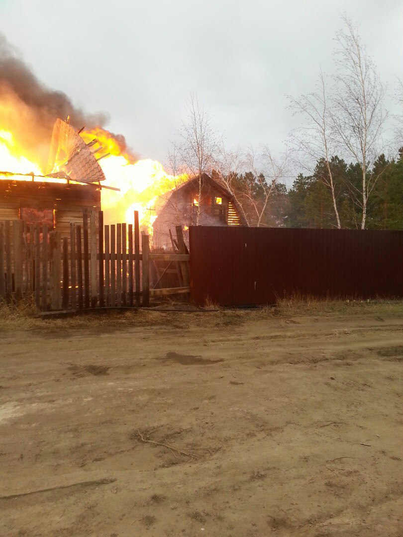 Пожар дачи