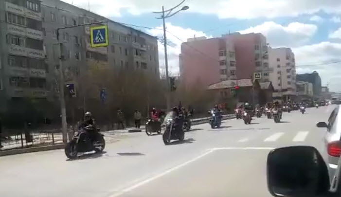 В Якутске прошел мотопарад (+видео)