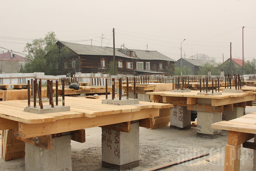 В Якутске началась застройка 17 квартала