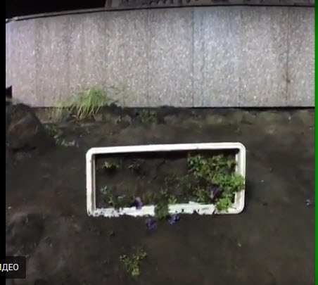 В Якутске разгромили Сквер Матери (+видео)