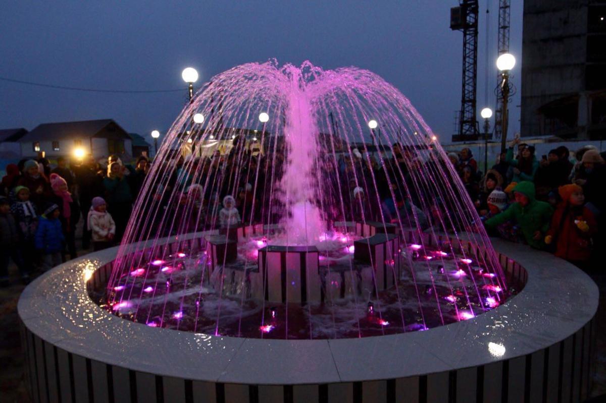 Фотофакт: В Якутске открыли фонтан