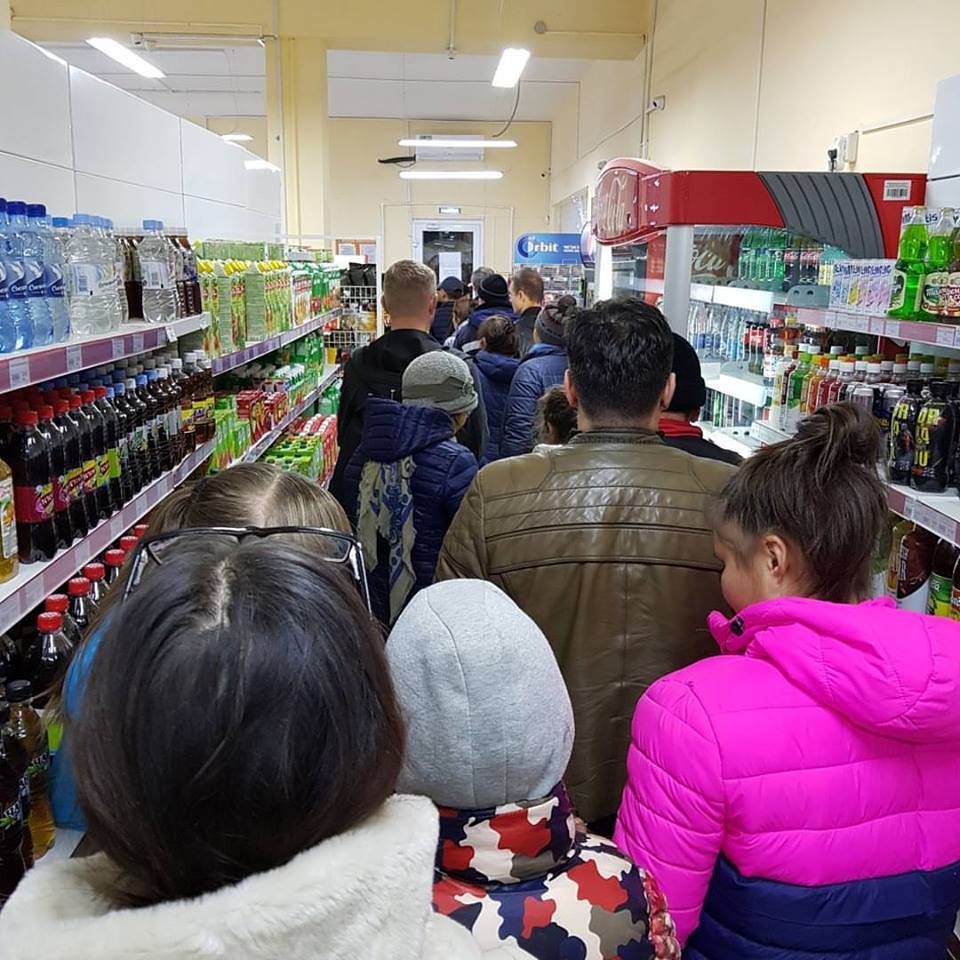 Очереди в магазинах Якутска.