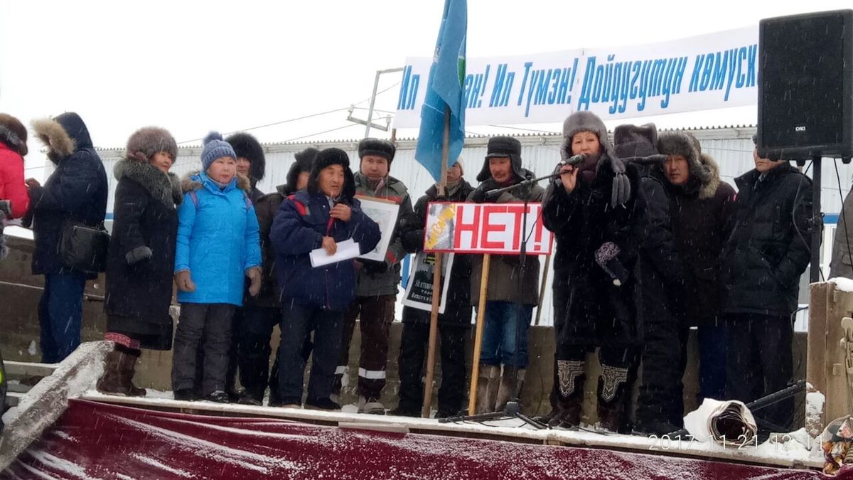 В Заречье прошла акция против строительства метанолового завода в Якутии