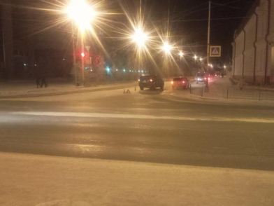 В Якутске водитель совершил наезд на четырех несовершеннолетних пешеходов