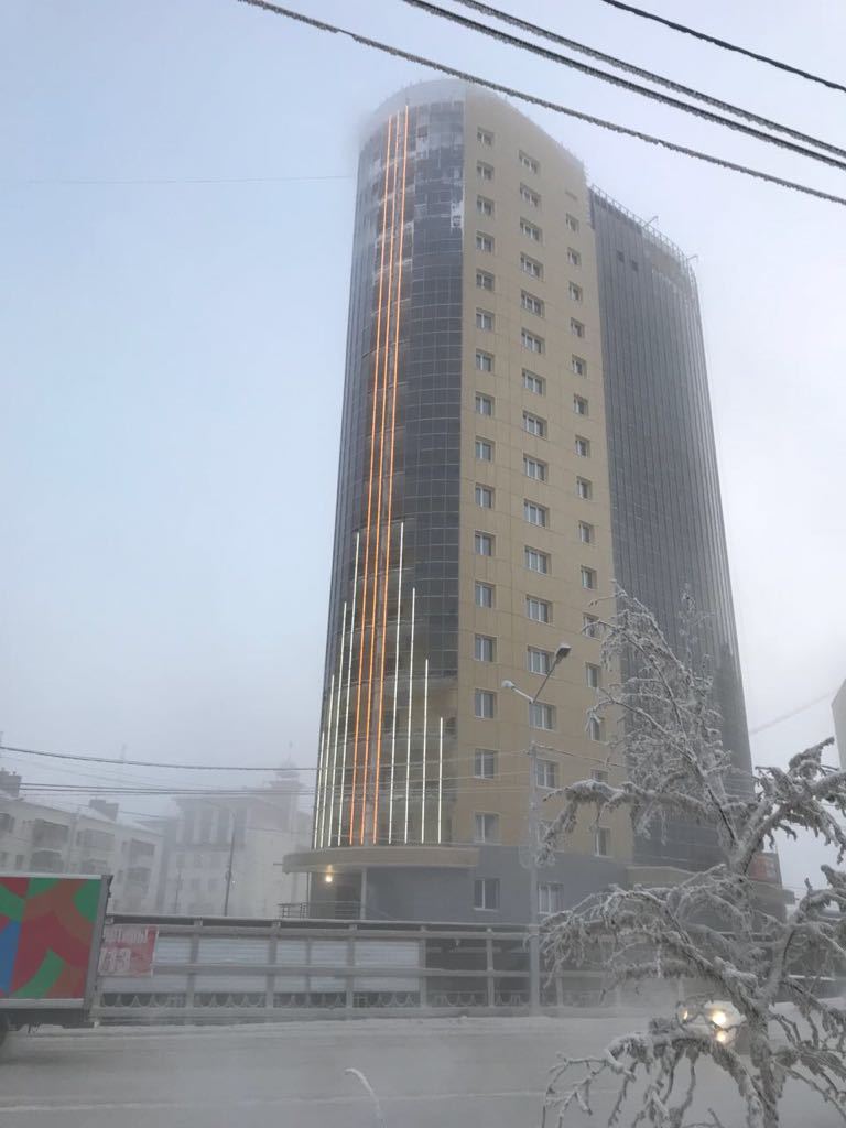 В Якутске включили «Золотую башню»