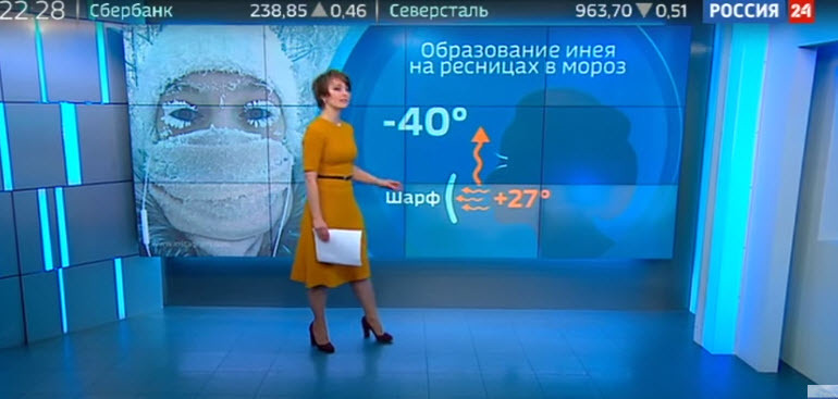 Канал "Россия 24" раскрыл секрет снежного макияжа якутянки
