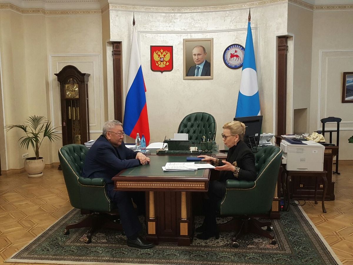 Егор Борисов и Галина Данчикова сверили планы совместной работы