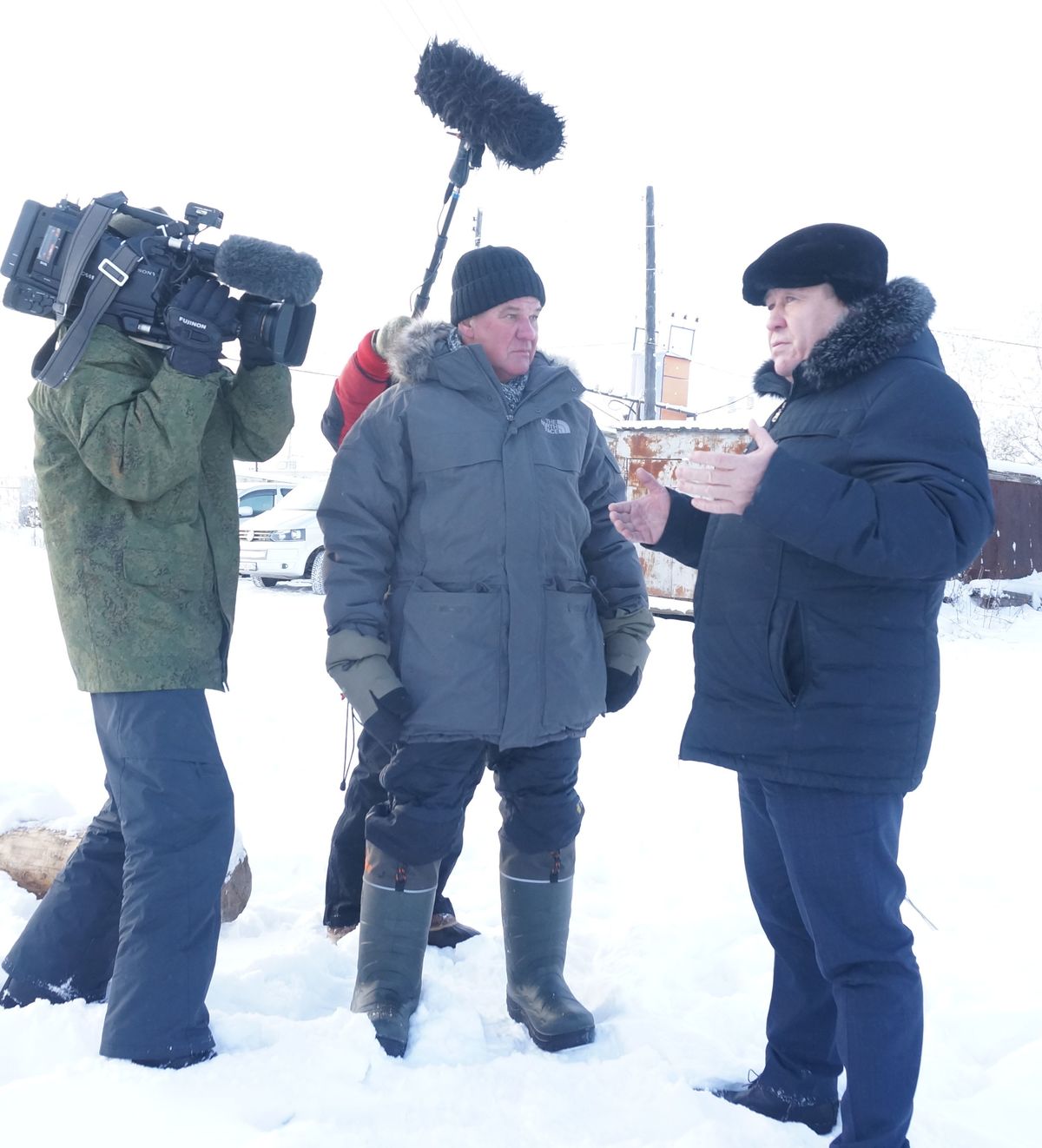 Немецкая телекомпания успела заснять завершающий этап выморозки в Жатае
