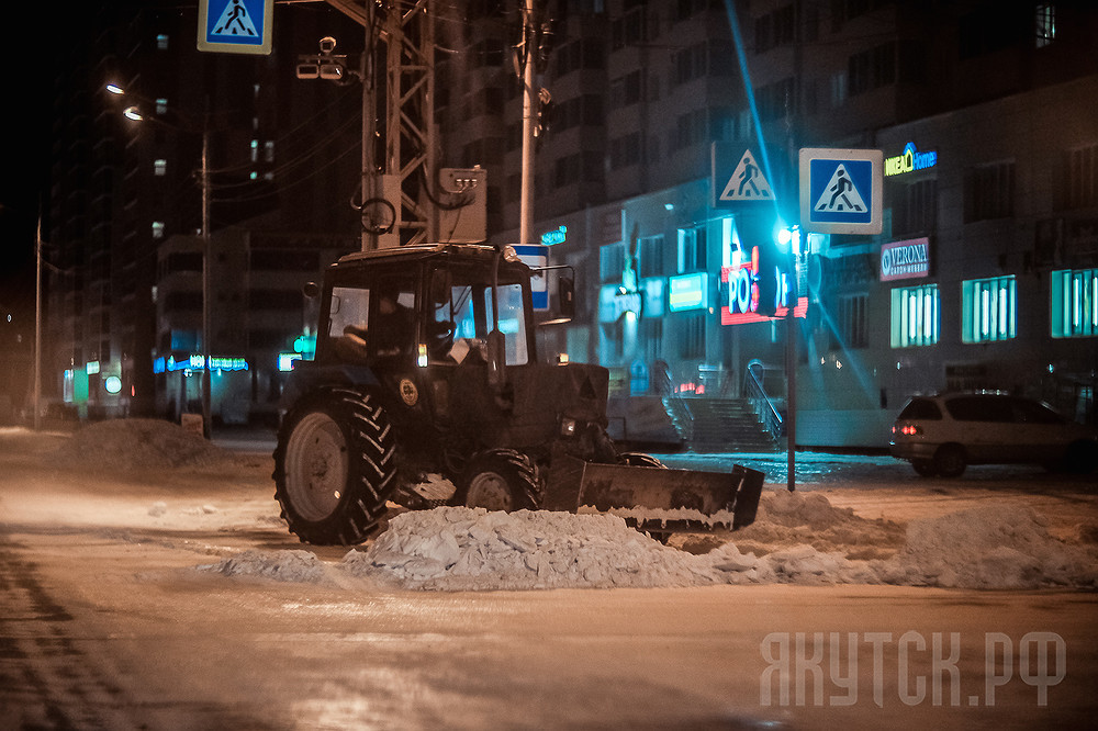 Коммунальщики Якутска работают в круглосуточном режиме