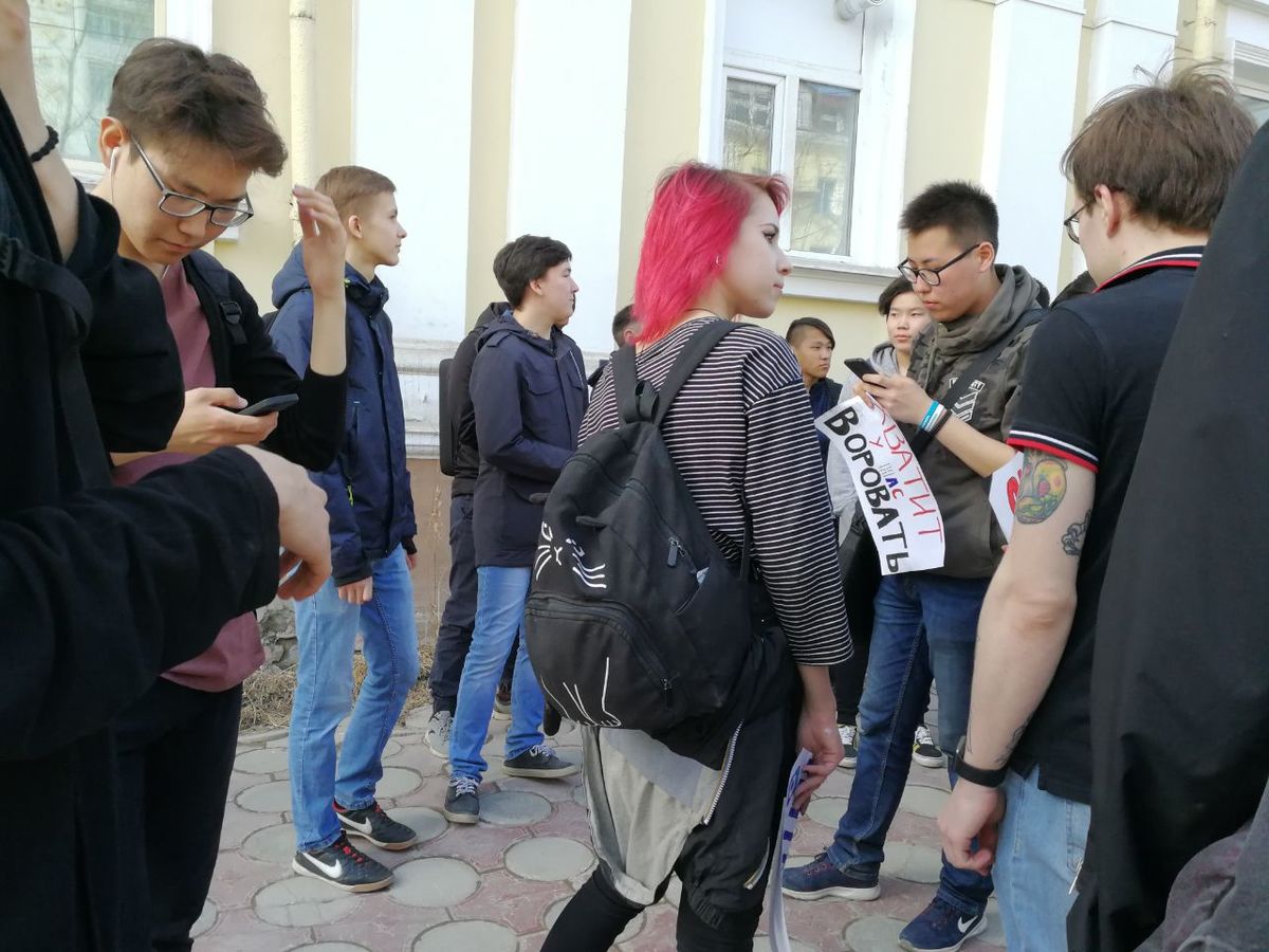 Всех задержанных на акции в Якутске отпустили из полиции