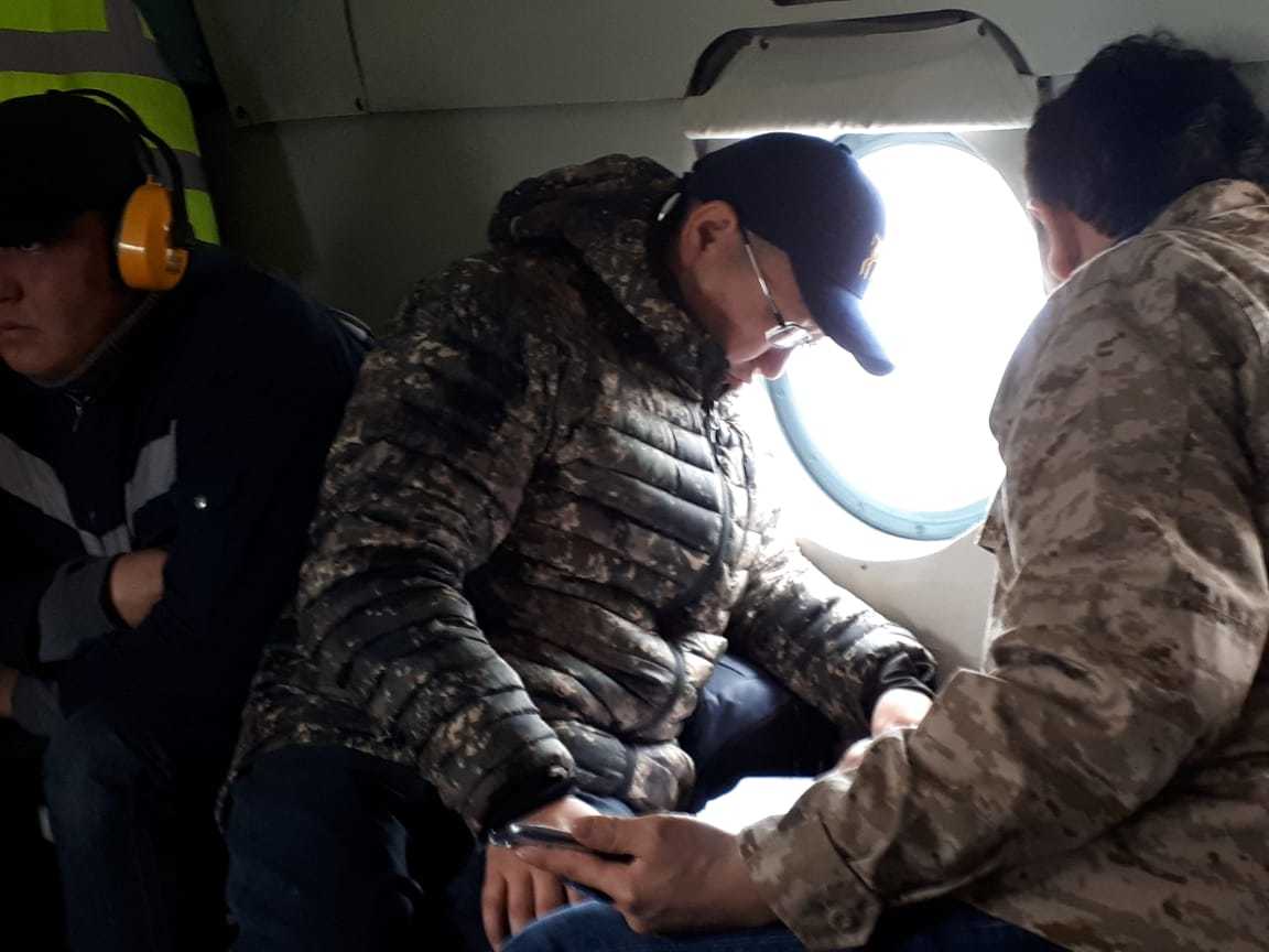 Правительственная комиссия Якутии совершает облёт затопленных территорий заречных улусов