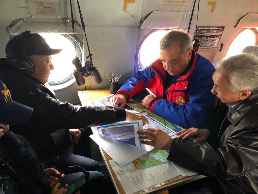 Глава МЧС России Владимир Пучков вылетел в Амгинский улус