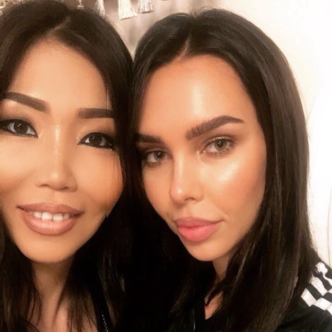 Лена Толстякова с победительницей конкурса