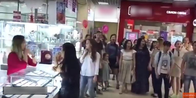 Флешмоб Филармонии Якутии в ТРК "Туймаада" (видео)