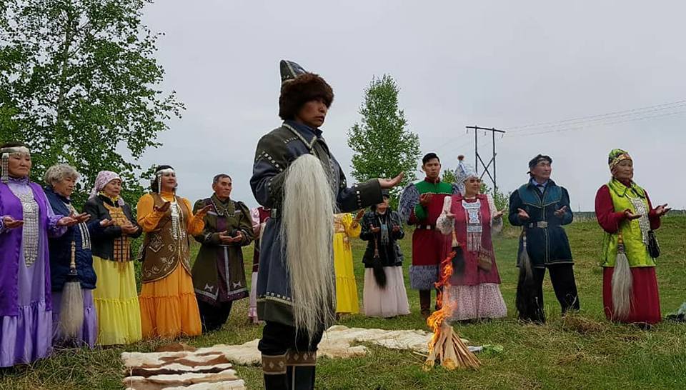 В Олекминском районе провели обряд благословения на месте проведения Ысыаха Олонхо-2020