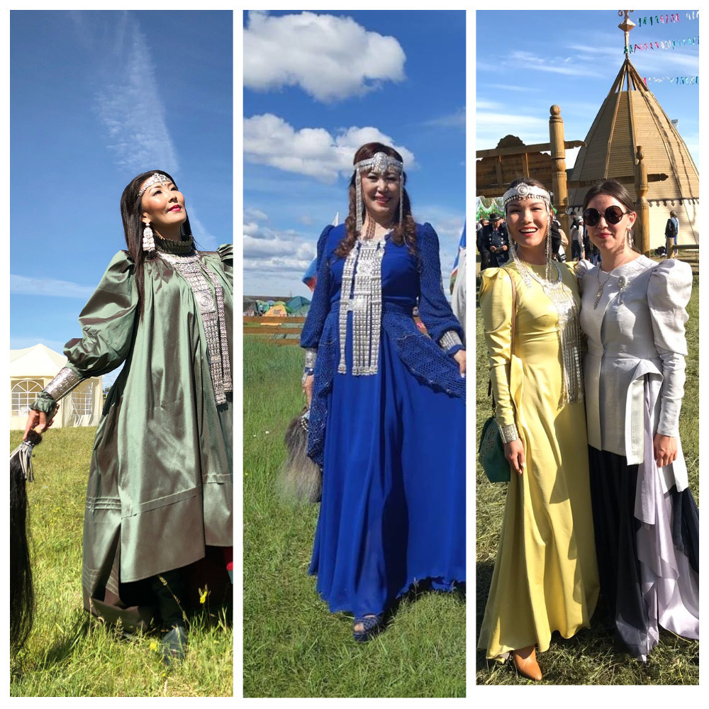 Наряды известных людей Якутии на Ысыахе Туймаады-2018