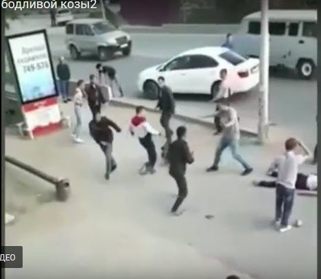 Видеофакт: Массовая драка у дискобара «Приют бодливой козы»