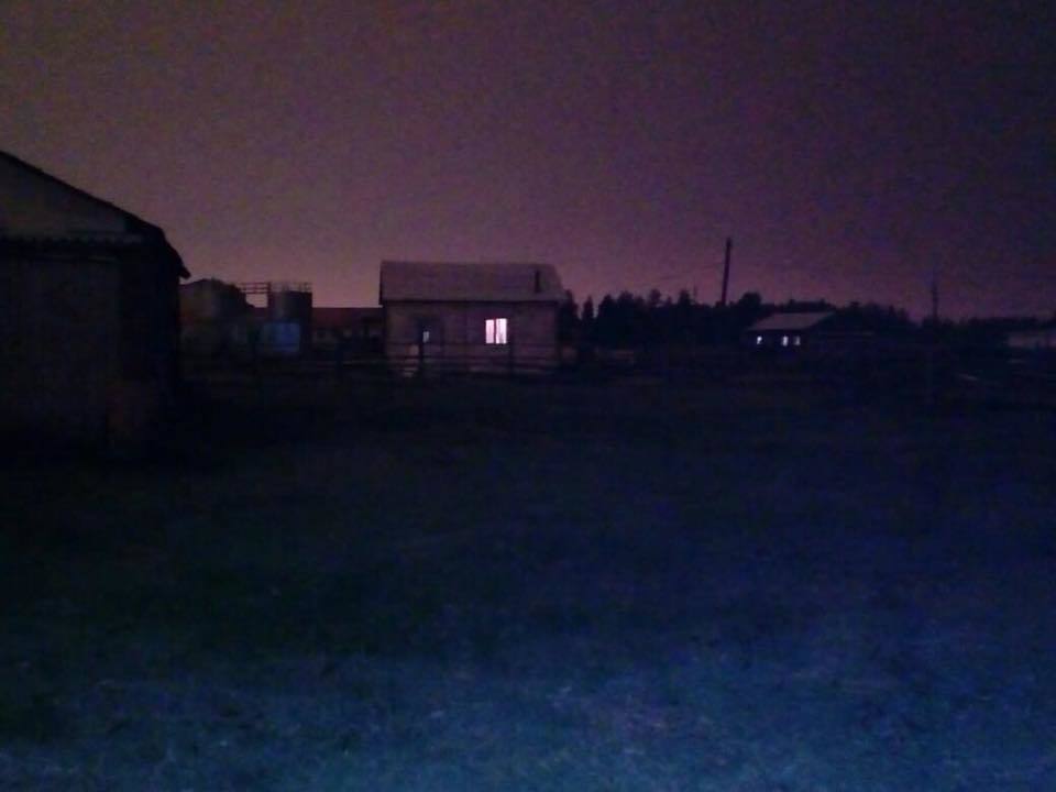 Жители Эгинского наслега Верхоянья тоже стали свидетелями необычного природного явления