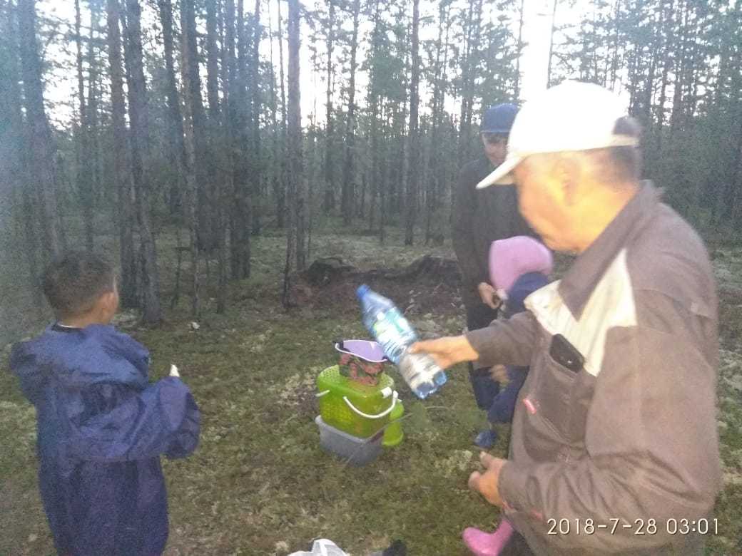Дедушка с тремя внуками заблудились в лесу на Вилюйском тракте