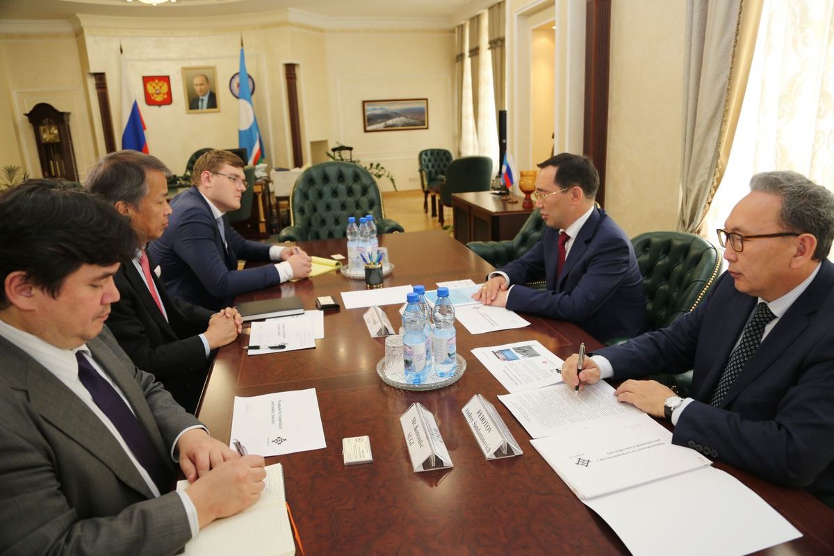 Айсен Николаев провел переговоры с корпорацией Мицуи