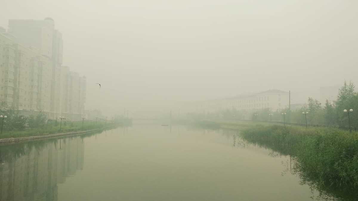 Фотофакт: Якутск в дыму