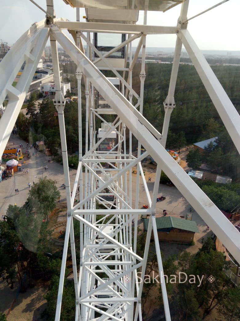 Фотофакт: вид с нового колеса обозрения Якутска