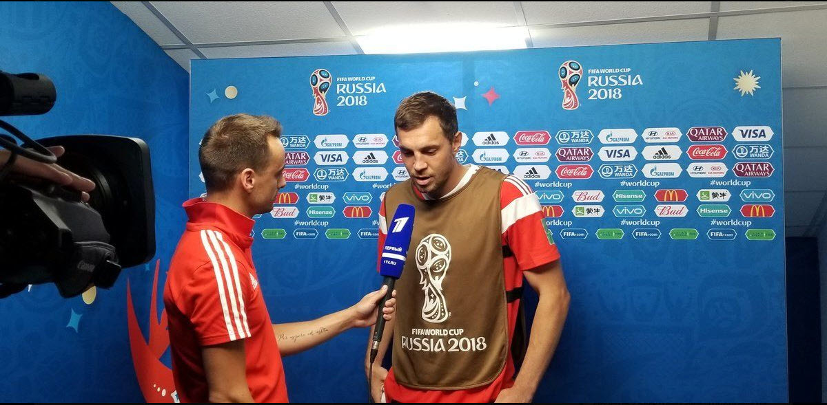 Артем Дзюба расплакался во время флеш-интервью (видео)