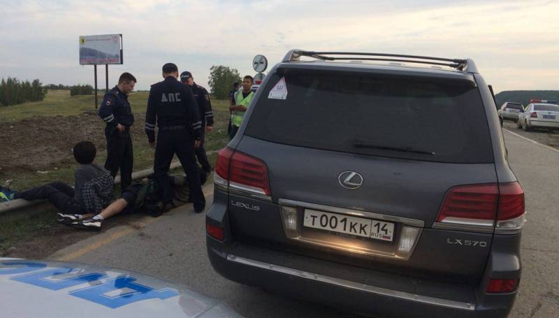 Видеофакт: жесткое задержание внедорожника с нетрезвым водителем в Якутии