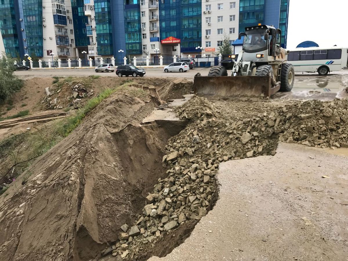 В 203 микрорайоне установят водоотводные лотки