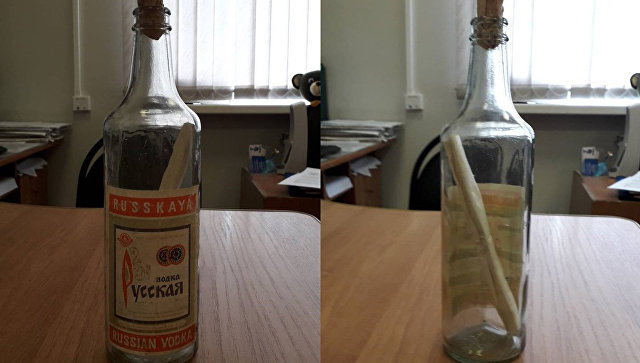"В мире неспокойно": на Урале в бутылке водки нашли послание времен СССР