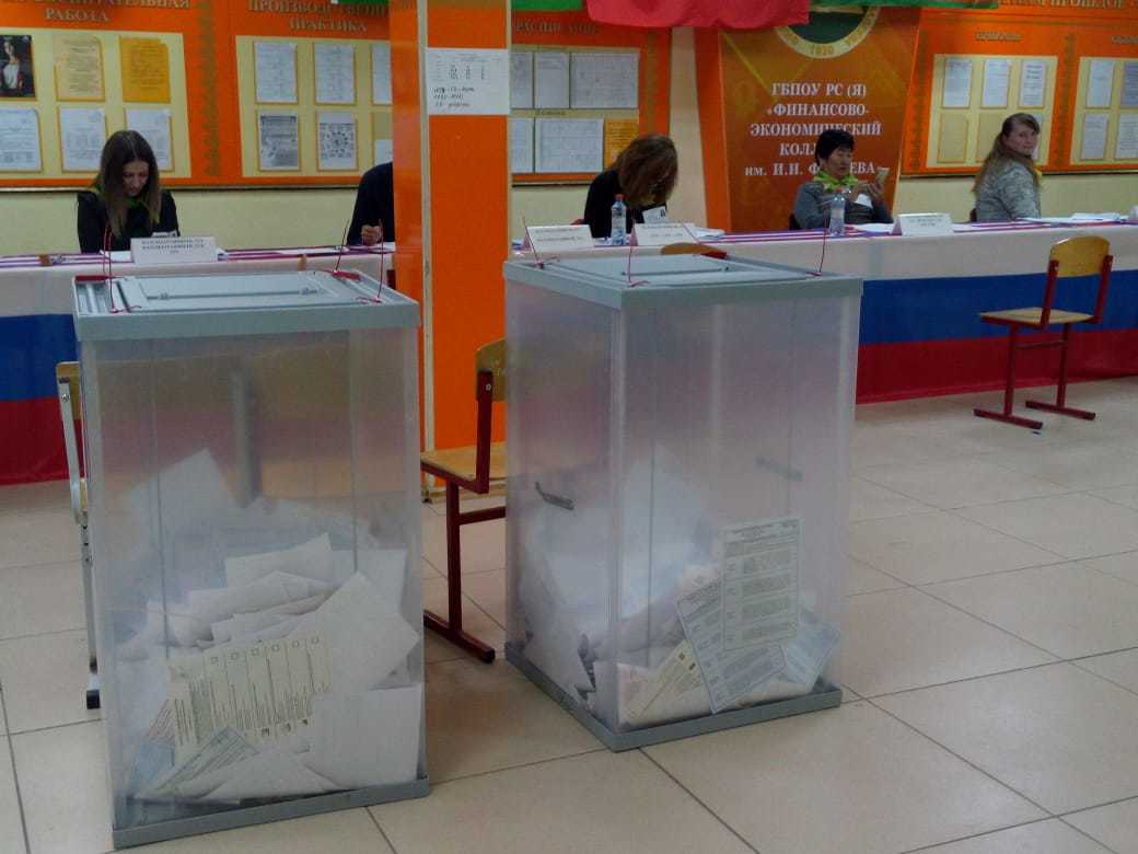В Якутске на 18.00 проголосовало 39,36% избирателей, в Якутии 43,85%