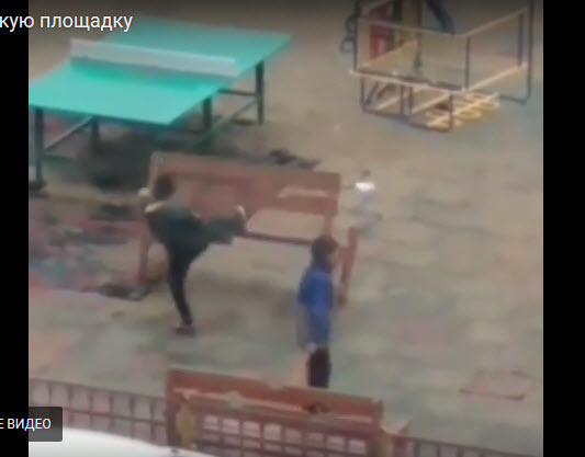 Видеофакт: Дети ломают свою детскую площадку в Якутске